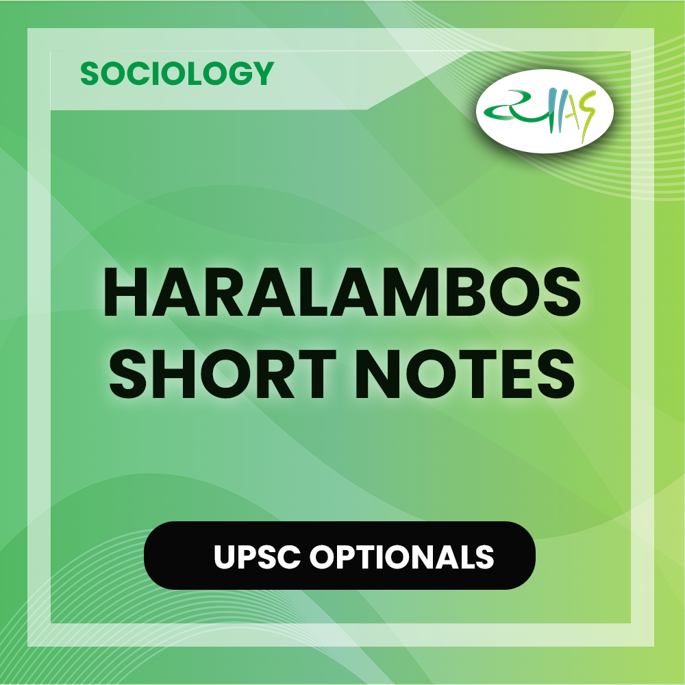 Haralambos Short Notes Vyasa IAS