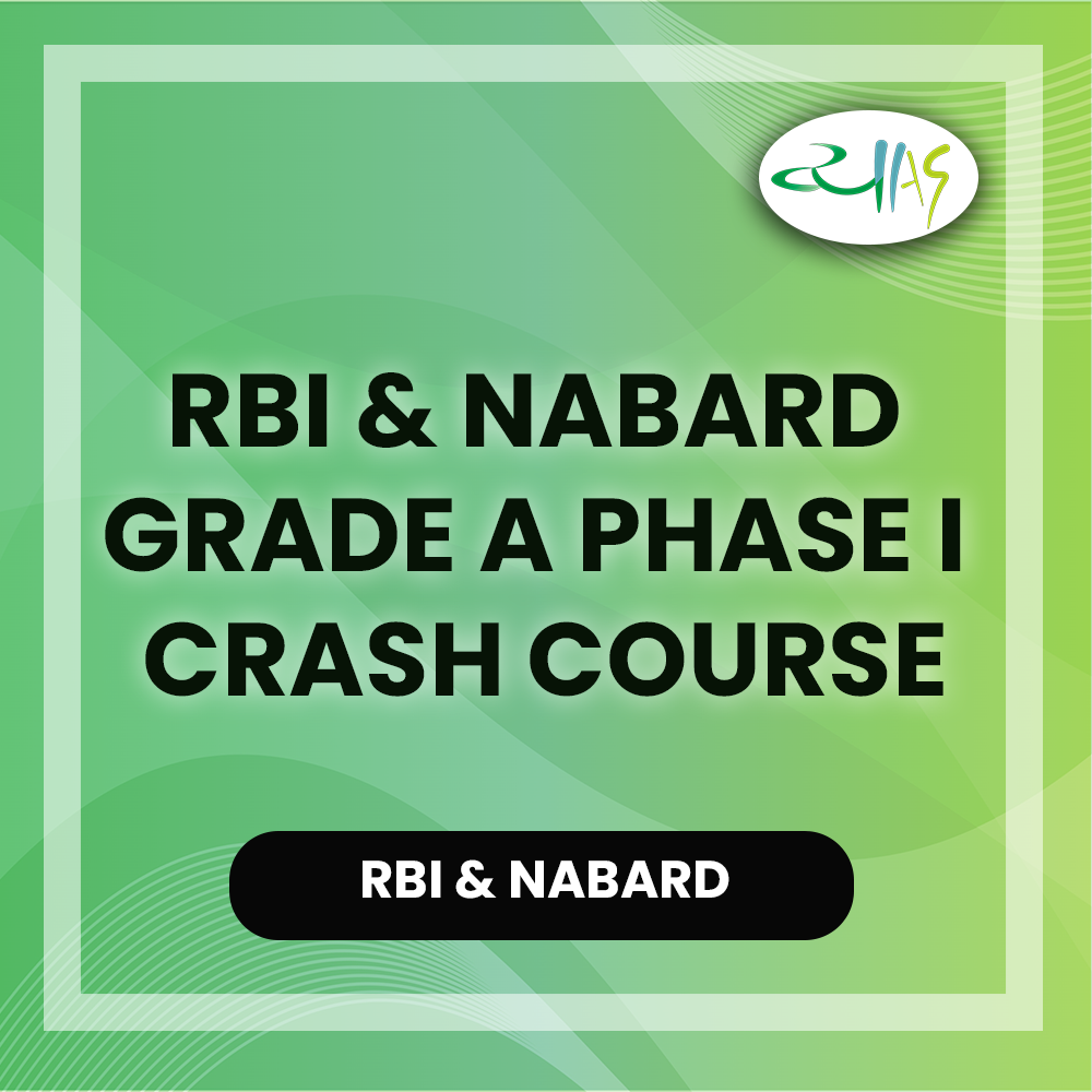 RBI & NABARD GRADE A PHASE I CRASH COURSE