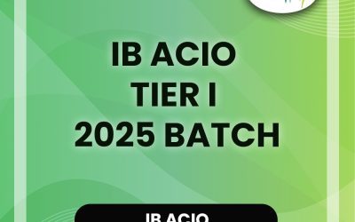 IB ACIO TIER 1 2025 BATCH