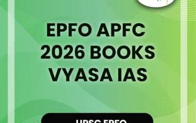 EPFO APFC 2026 Books | Vyasa IAS