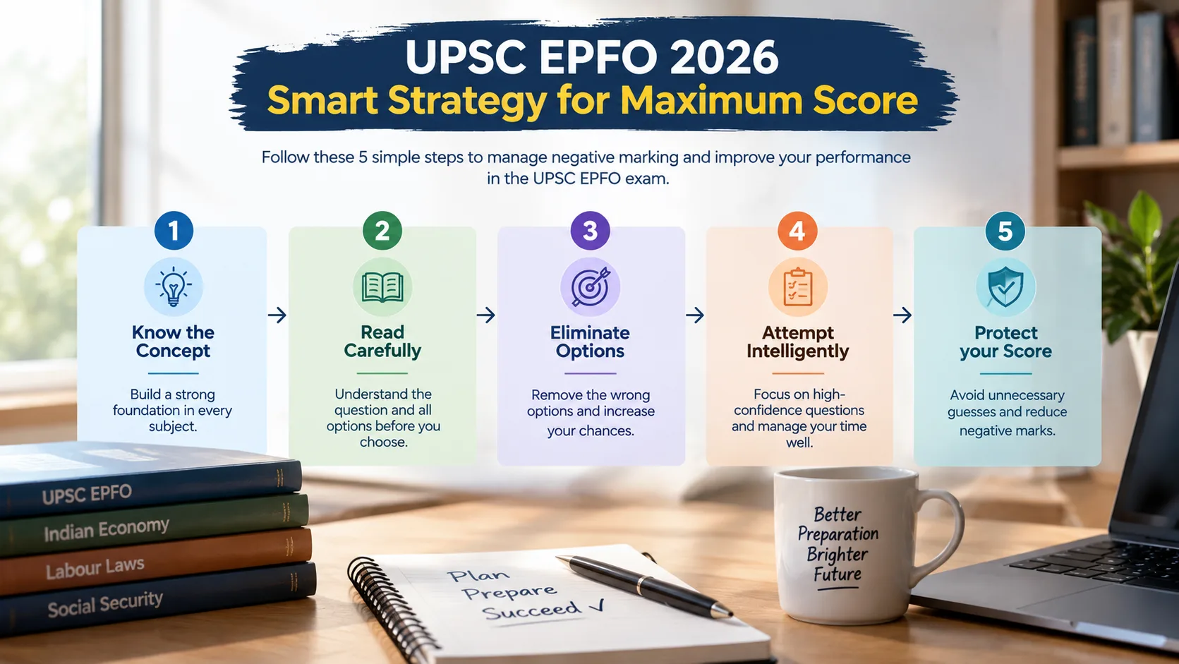 UPSC EPFO 2026 smart strategy for managing negative marking and improving exam score