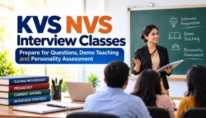 KVS NVS Interview Classes: Prepare for Questions, Demo Teaching and Personality Assessment