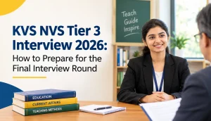 KVS NVS Tier 3 Interview 2026: How to Prepare for the Final Interview Round
