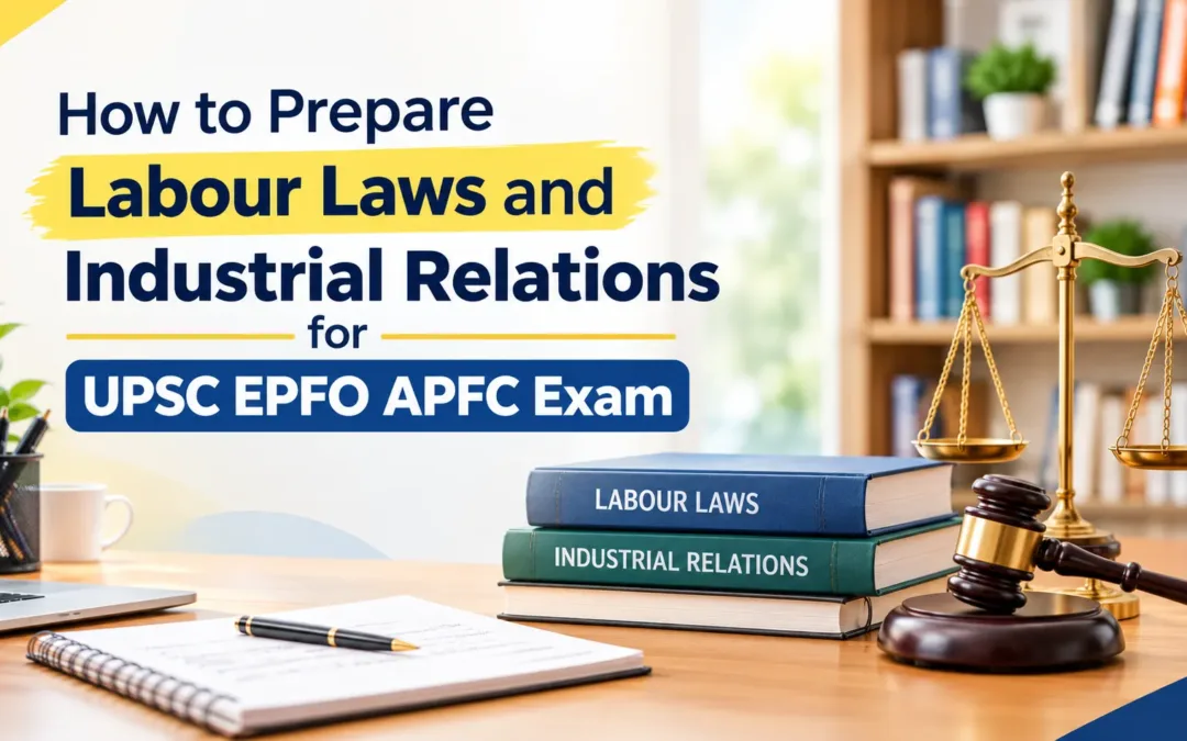How to Prepare Labour Laws and Industrial Relations for UPSC EPFO APFC Exam