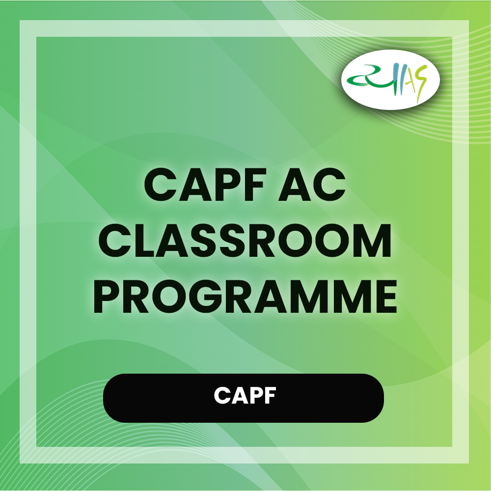 UPSC CAPF AC Foundation Batch 2025-26 – Vyasa IAS