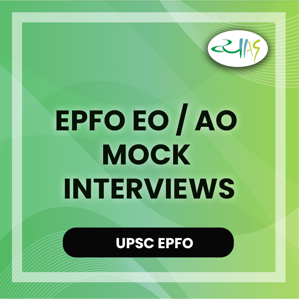 EPFO APFC & EO/AO Mock Interviews 2025-26 BY VYASA IAS