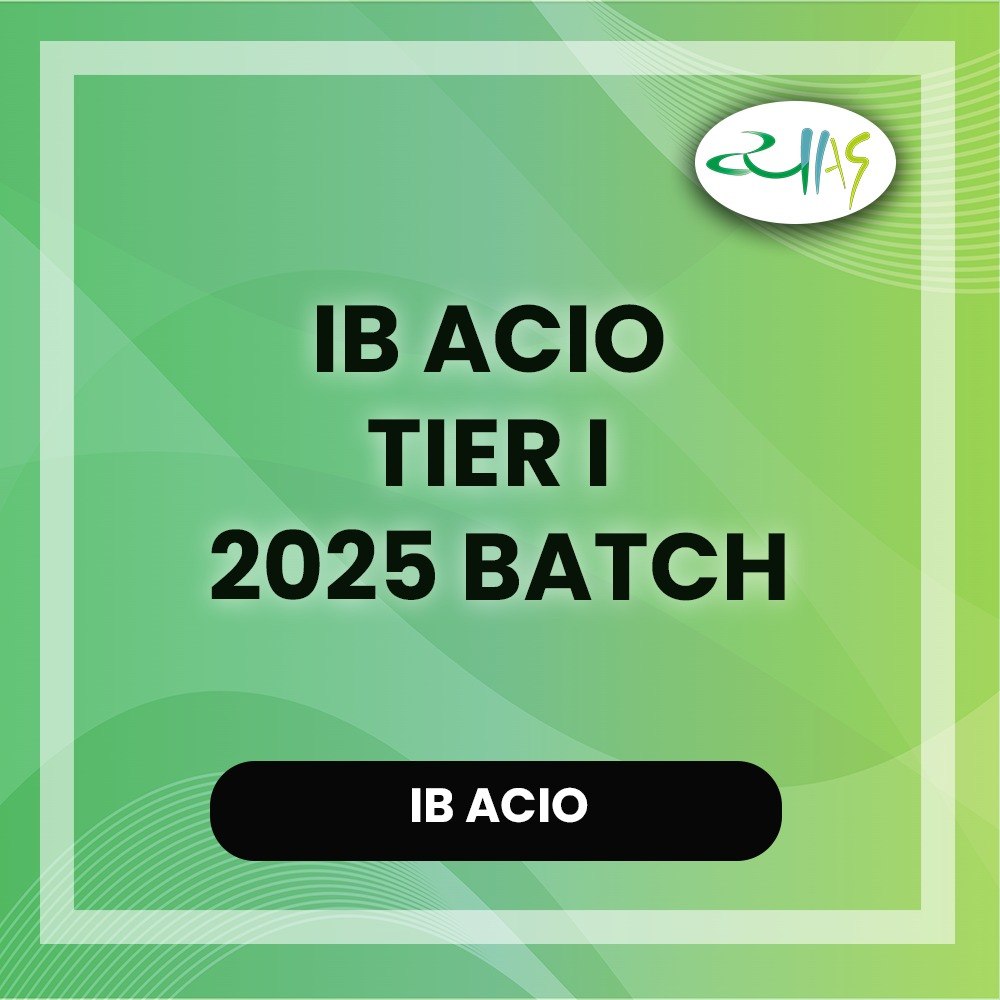 IB ACIO Tier 1 2026 Batch Coaching Program