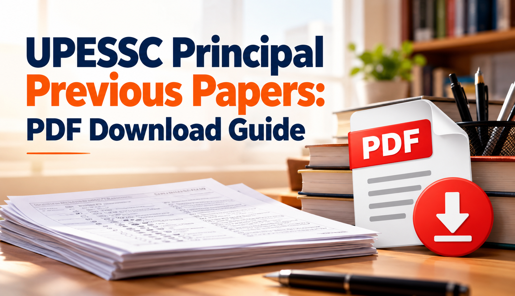 UPESSC Principal Previous Papers: PDF Download Guide