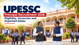 UPESSC Principal Recruitment 2026: Eligibility, Vacancies and Important Dates