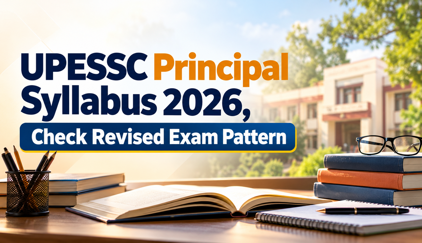UPESSC Principal Syllabus 2026, Check Revised Exam Pattern