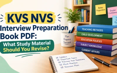 KVS NVS Interview Preparation Book PDF: What Study Material Should You Revise?