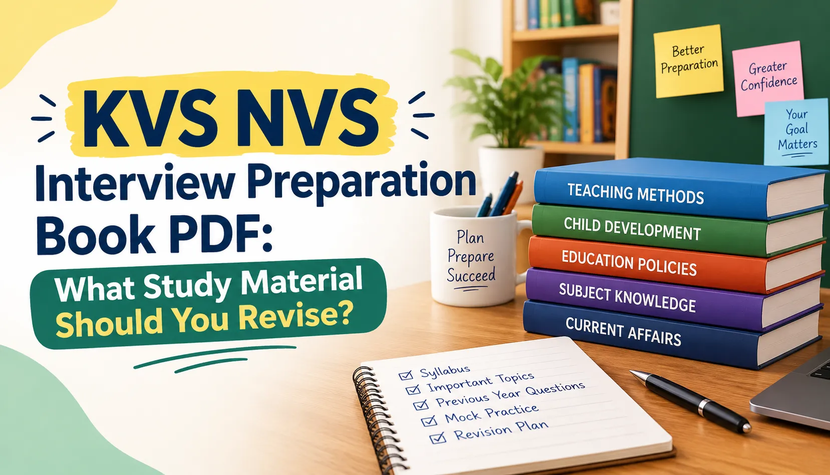 KVS NVS Interview Preparation Book PDF: What Study Material Should You Revise?